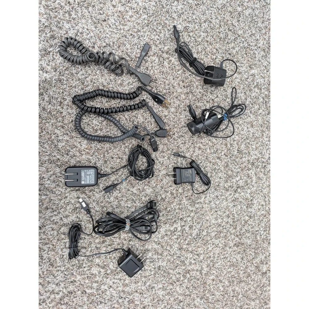Charging / AC Cable Lot - 9‎ Cables, Phillips, Samsung, Motorola Etc